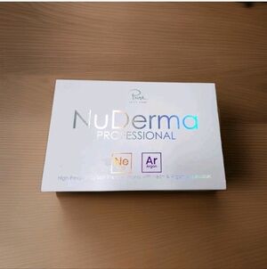 NuDerma Professional High Frequency Skin Therapy Wand with Neon and Argon Wands